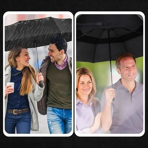 DUŻY PARASOL XXL SKŁADANY AUTOMAT PARASOLKA WODOODPORNA na Arena.pl