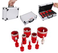 Zestaw otwornic diamentowych koronek gresu kamienia otwornica koronka mokro