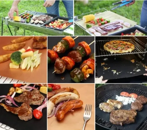 8x MATA TEFLONOWA TACKA NA GRILL DO PIECZENIA na Arena.pl
