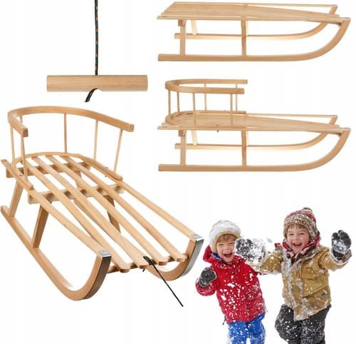 Sanki Drewniane PAKO 25217 na Arena.pl