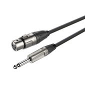 Roxtone Kabel audio 5m Jack 6.3mm Mono, XLR 3-pin żeńskie DMXJ210L5
