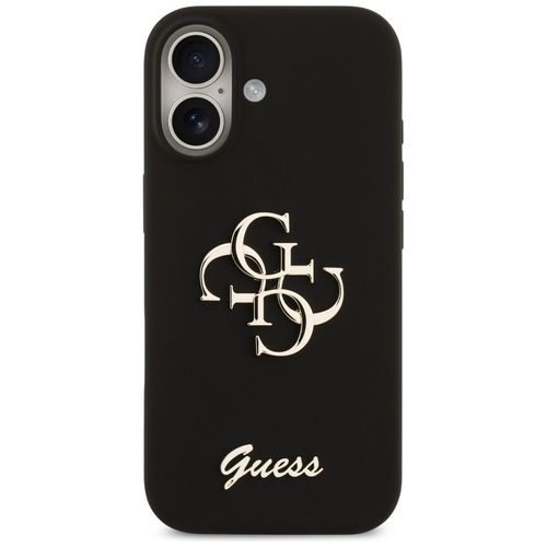 Etui Guess Silicone Big 4G Script do iPhone 17 czarny na Arena.pl