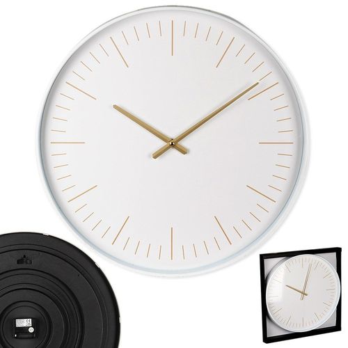 Zegar ścienny biały złoty 50 cm na Arena.pl