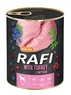 RAFI mokra karma dla psa dorosłego - mix 6 smaków - puszka 24x400g na Arena.pl