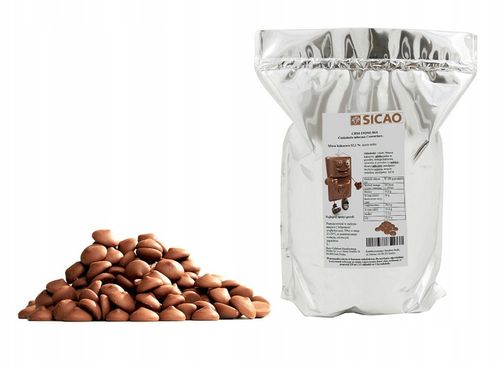 NAJLEPSZA Czekolada MLECZNA 1 KG do fontann fondue Sicao 32,1% kakao na Arena.pl