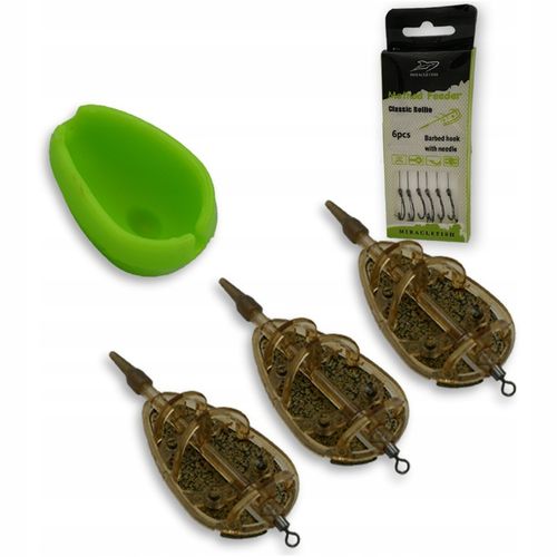 ZESTAW FEEDEROWY METHOD FEEDER WĘDKA KOŁOWROTEK PODPÓRKI PODBIERAK PRZYNĘTA na Arena.pl