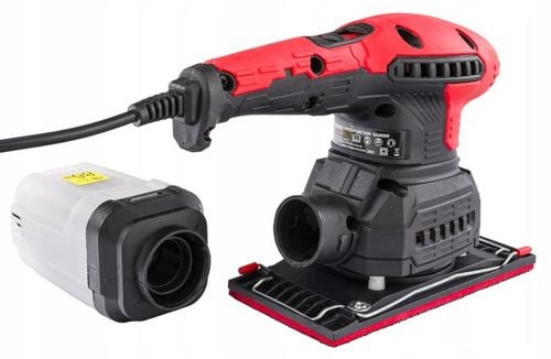 SZLIFIERKA MIMOŚRODOWA OSCYLACYJNA 125mm 1300W 3W1 3 PADY REGULACJA 6 na Arena.pl