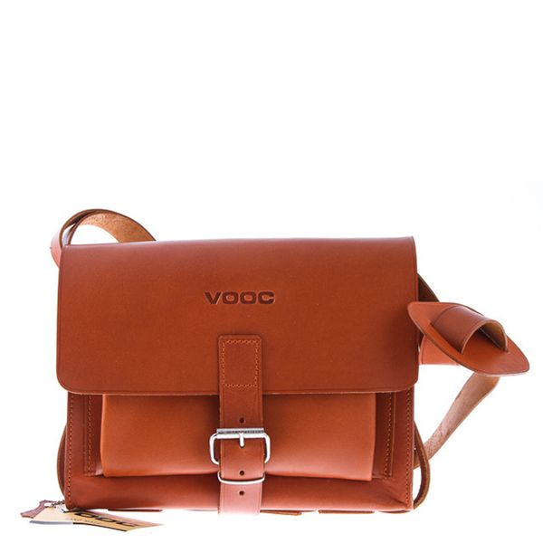 Listonoszka skórzana KEMER VOOC Vintage P32 Brązowa zdjęcie 2