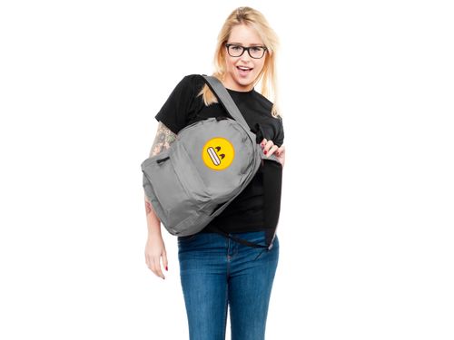 Plecak Emoticon Grinning Szary na Arena.pl