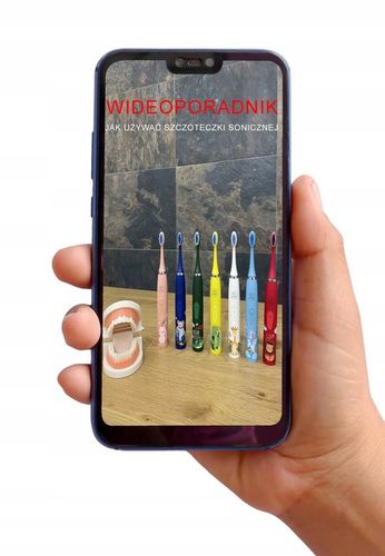 SZCZOTECZKA SONICZNA DLA DZIECI ELEKTRYCZNA DO ZĘBÓW KUCYK OSŁONKA na Arena.pl