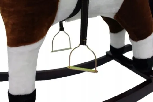 ŚPIEWAJĄCY KOŃ NA BIEGUNACH 74cm DUŻY BUJANY KONIK na Arena.pl