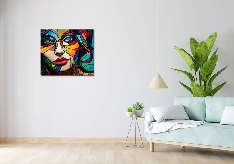 Obraz 70x60cm Spójrz Mi W Oczy zdjęcie 2