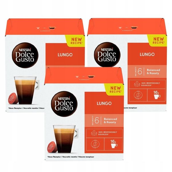 Kapsułki Nescafe Dolce Gusto Lungo 3x16szt zdjęcie 1