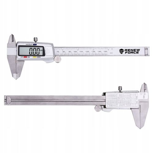 Suwmiarka elektroniczna ZE STALI NIERDZEWNEJ cyfrowa DOKŁADNA 0-150mm na Arena.pl