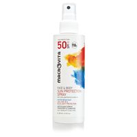 MACROVITA spray do opalania twarzy i ciała SPF50 bio-aloes, panthenol i bio-oliwa 200ml