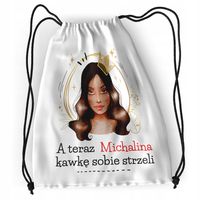 Plecak Dla Michaliny Sportowy Szkolny Worek Torba Z Nadrukiem Ze Zdjęciem