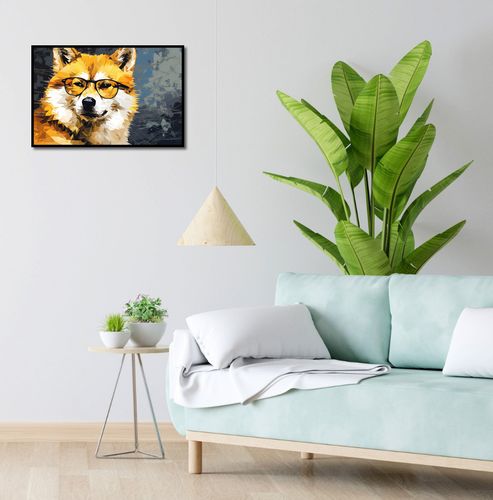 Plakat 60x40cm Intelektualny Psiak na Arena.pl