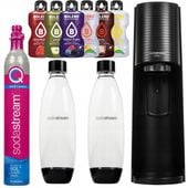 SATURATOR SODASTREAM TERRA CZARNA + 2 BUTELKI EKSPRES DO WODY GAZOWANEJ