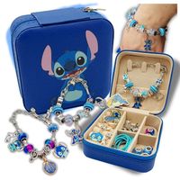 ZESTAW DO ROBIENIA BRANSOLETEK NASZYJNIKÓW Do Biżuterii STITCH LILO i STICH