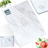 Deska KUCHENNA do krojenia szklana antypoślizgowa CZARNY MARMUR 30x40 cm