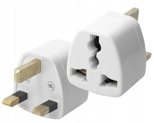 2x Przejściówka Angielska Adapter Polska Anglia Wtyczka typ G EU UK na Arena.pl
