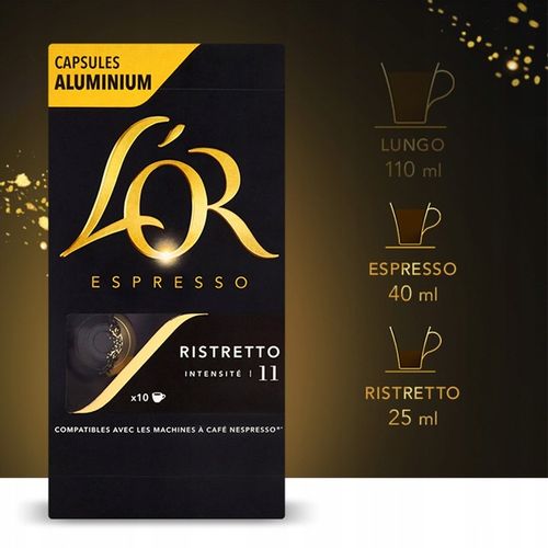 Kapsułki L'OR do Nespresso(r)* kawa 100% arabica, 100 kaw, 9+1 GRATIS na Arena.pl