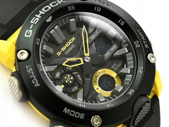 Zegarek Casio G-SHOCK Carbon Core Guard Casio-GA-2000-1A9ER zdjęcie 5