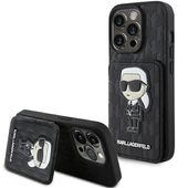 Karl Lagerfeld KLHCP15LSAKKNSCK iPhone 15 Pro 6.1" czarny/black hardcase