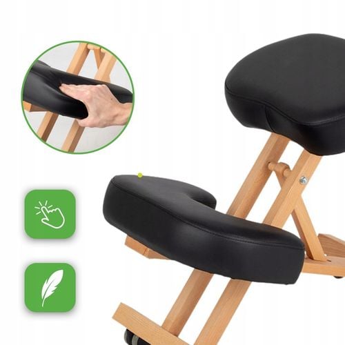 KLĘKOSIAD KRZESŁO ERGONOMICZNE REGULOWANE FOTEL BIUROWY HABYS na Arena.pl