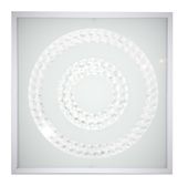 Lux plafon 29x29 16W LED 6500K biały podwójny ring