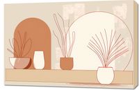 Obraz 90x60cm Widok Roślin