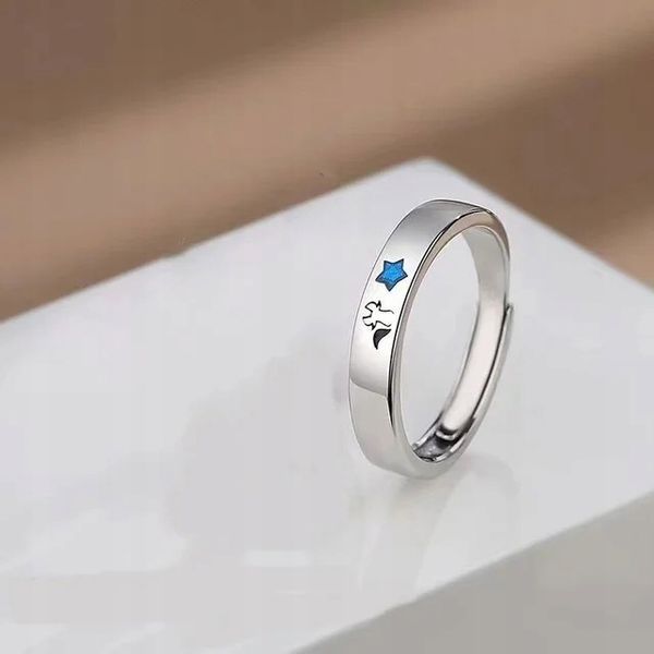 Pierścionki srebrne mały książę i lis regulowane zdjęcie 9