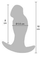 realistyczny korek analny silikonowy hidden desire 10 cm
