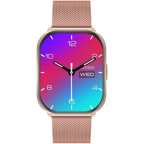 smartwatch gravity różowy pasek + bransoleta gt43-4 na Arena.pl
