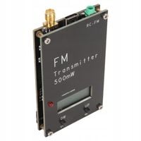 Nadajnik FM 500 mW z ekranem LCD 2000 M 500 mW