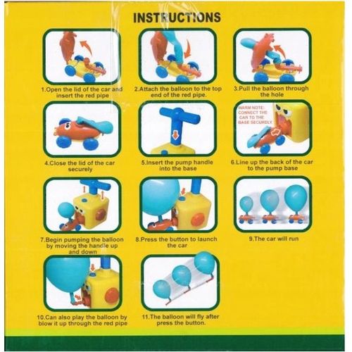 Pojazd Wyrzutnia z napędem balonowym - MAŁY DUCK na Arena.pl