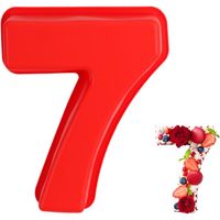 Forma Silikonowa Do Pieczenia Tortu Urodzinowego Ciasta Kształt Cyfry 7