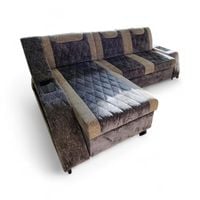 Luksusowy narożnik Comfort funkcja spania pojemnik LED USB wyprzedaż