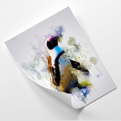 Plakat, Pingwin w kolorach 40x60 na Arena.pl