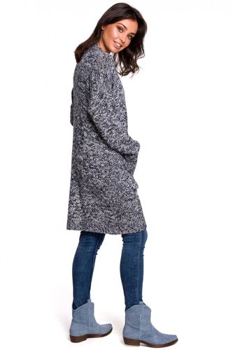 Sweter Kardigan Model BK035 Navy - BE Knit  S/M na Arena.pl