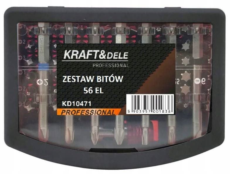 Zestaw bitów 56 el. KD10471 zdjęcie 2