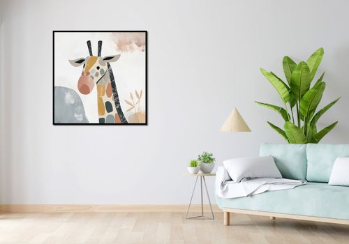 Plakat 90x90cm Żyrafa Bambino na Arena.pl