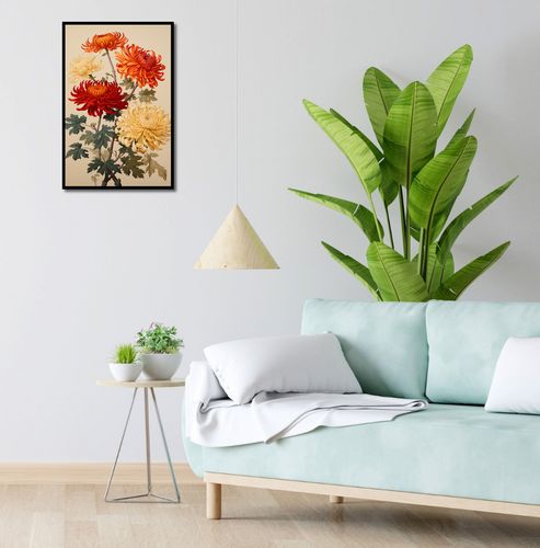 Plakat 40x60cm Tańczące Chryzantemy na Arena.pl