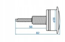 Przycisk 3/6 LITRA do zaworu spustowego do wc spłuczki POLSKI na Arena.pl