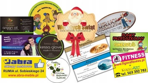 NAKLEJKI SEGREGACJA ŚMIECI 5 SZT NA ŚMIETNIK KOSZ WODOODPORNE 30x18cm na Arena.pl