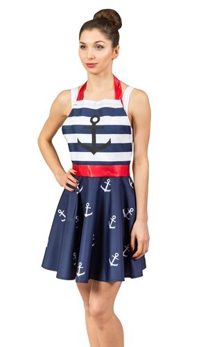 Fartuch Sukienka dla Dziewczyny - NITLY MARINE na Arena.pl