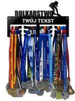 Wieszak na medale ROLKARSTWO twoje imię dowolny tekst 111.3