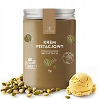 Krem pistacjowy BEZ CUKRU 1kg DESEO Krem z pistacji