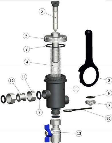 X-HOME FILTR MAGNETYCZNY 3/4" DN20 SEPARATOR ZANIECZYSZCZEŃ ODMULNIK C.O. na Arena.pl