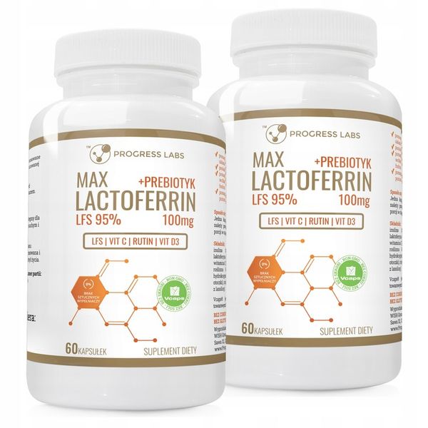 LAKTOFERYNA 100mg LFS 95% COMPLEX ODPORNOŚĆ 2x60k zdjęcie 1